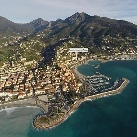 Appartement Menton: 3p Avec Terrasse, Parking, Proche Plages Et Centre - Fr-1-196-230 *