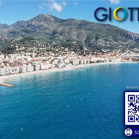 Menton: 3p Avec Terrasse, Parking, Proche Plages Et Centre - Fr-1-196-230 아파트 *